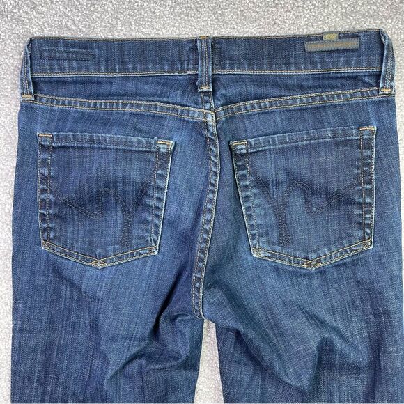 Citizens of Humanity Amber Jeans Women’s 26 Blue Bootcut Low Rise Dark Denim - Picture 5 of 15